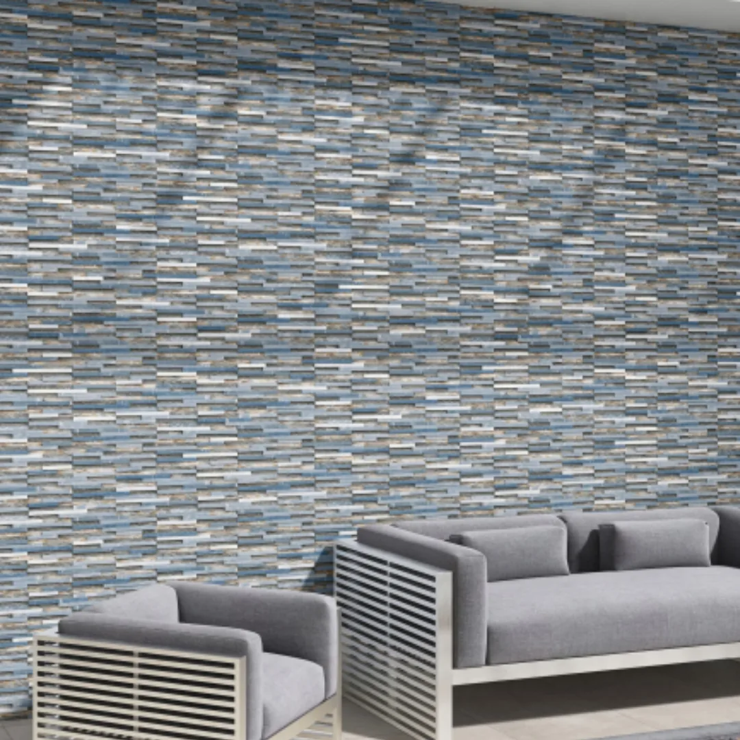 Exotica Octavia Slate Metrix, stone-pattern wall tile for exterior walls